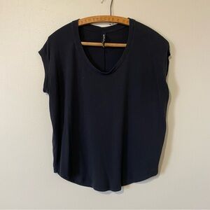 Athleta Black Charcoal Top